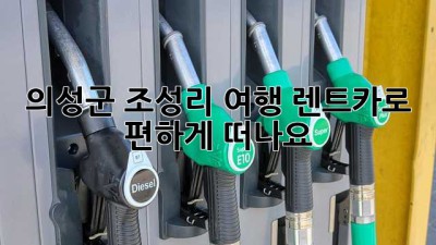 의성군 조성리 여행, 렌트카로 편하게 떠나요!🚗